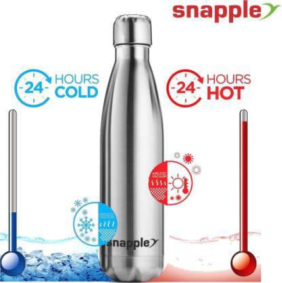 Snapple Electric Kettle 1.5L, 1000ml Hot & Cold Water Bottle Combo Gift Pack Beverage Maker  (1.5 L, Silver)