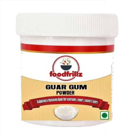 foodfrillz Guar Gum Powder, 50 g gluten free stabilizing agent for baking