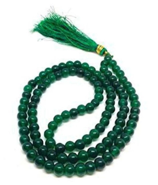 Green Jade Rosary Mala (108 Beads - 5mm)