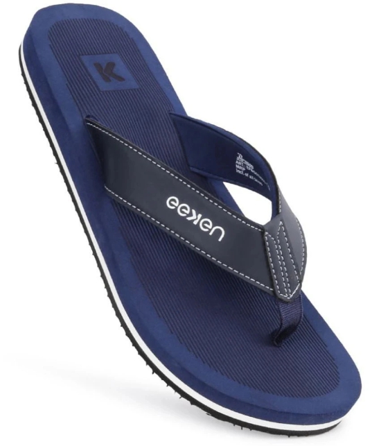 Paragon Navy Mens Thong Flip Flop - None