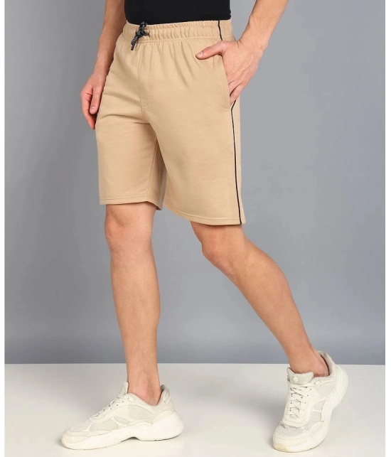 XFOX Khaki Blended Mens Shorts ( Pack of 1 ) - None