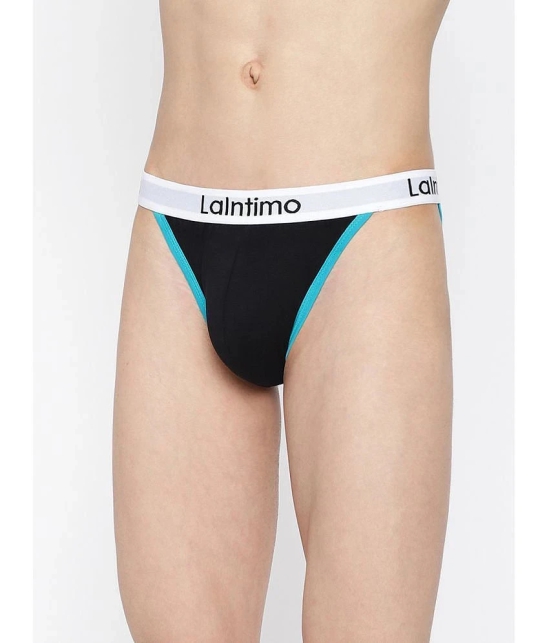 La Intimo Multicolor Cotton Mens Briefs ( Pack of 3 ) - None