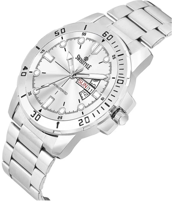 Swisstyle Silver Stainless Steel Analog Mens Watch