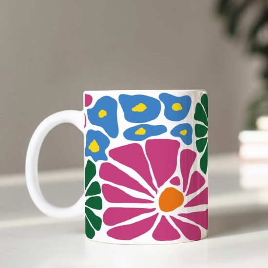 Pink Blossom Ceramic coffee Mug