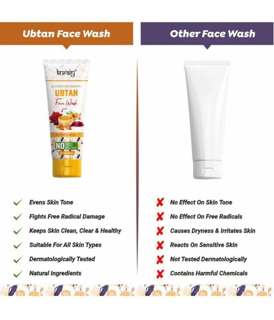 KURAIY - Refreshing Face Wash For All Skin Type ( Pack of 3 )