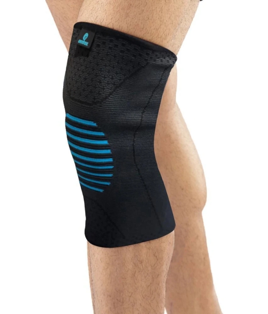 Omtex - Black Knee Support ( Pack of 1 ) - XXL