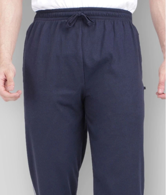 Neo Garments - Navy Blue 100% Cotton Mens Trackpants ( Pack of 1 ) - 3XL