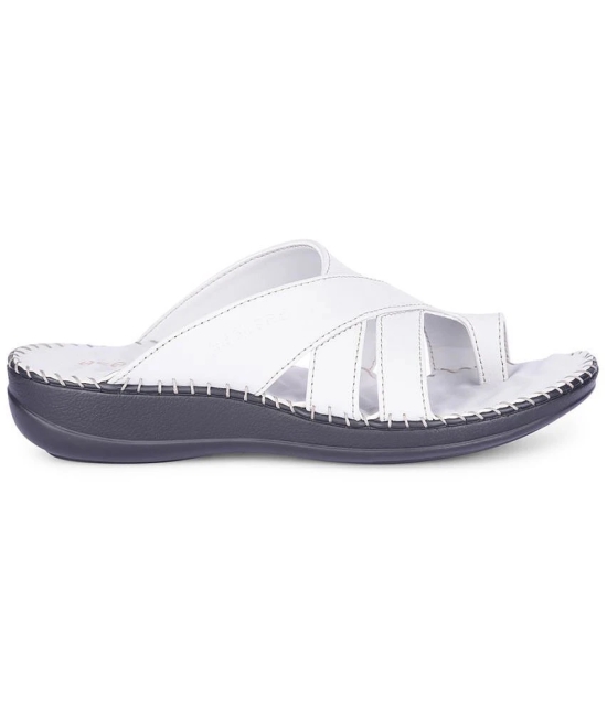 Liberty Light Grey Womens Leather Slipper - None