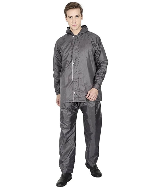 Goodluck Raincoat Set - Grey - None