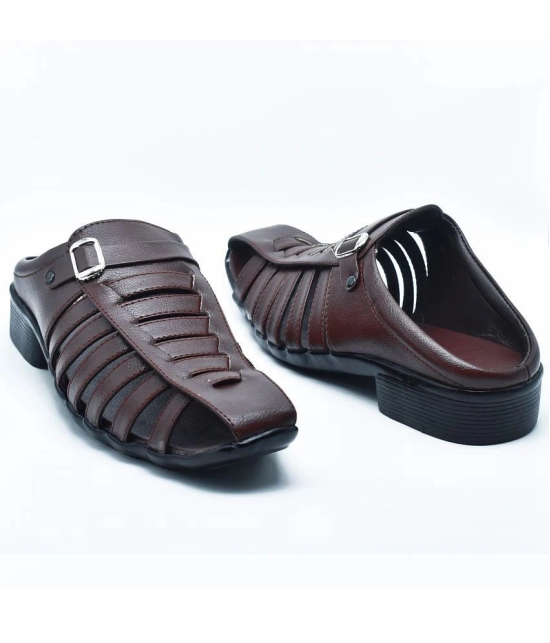 Dream Makers - Brown Mens Sandals - None