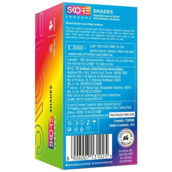 Skore Shades 20 Condoms