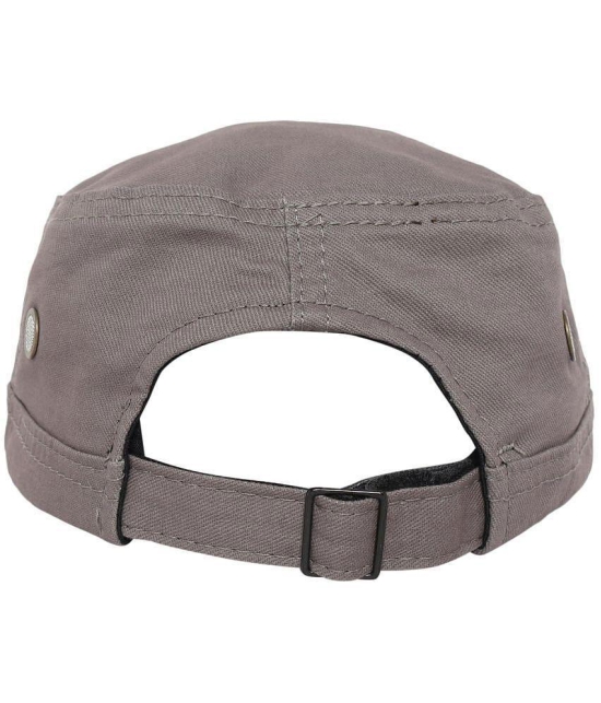 Zacharias Gray Cotton Mens Cap ( Pack of 1 ) - Gray