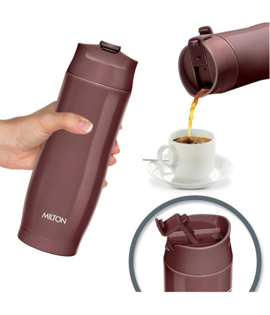 Milton Revive Stainless Steel Flask, 480ml/68mm, Brown - Brown