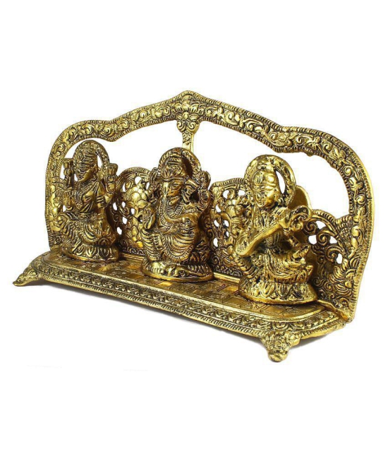 eCraftIndia Showpiece Steel Ganesha Idol 25 x 5 cms Pack of 1