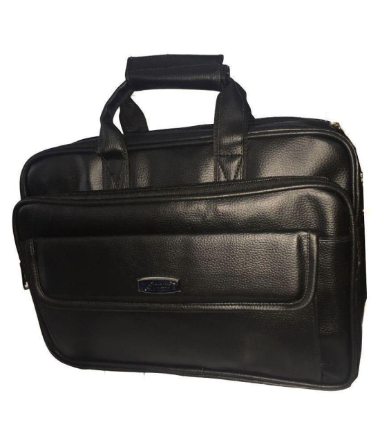 Apnav - Black P.U Office Bag