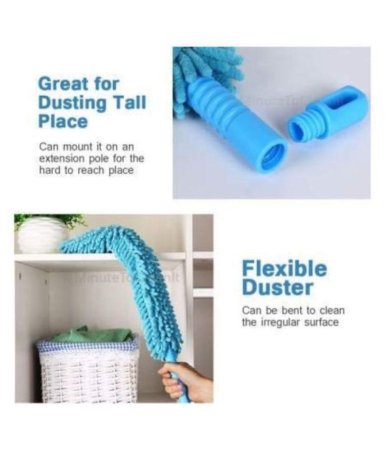 Hub Ayurveda Assorted Microfiber Fan Cleaning Duster Flexible Fan mop for Quick and Easy Cleaning of Home, Kitchen, Car, Ceiling, Fan Dusting Office Fan