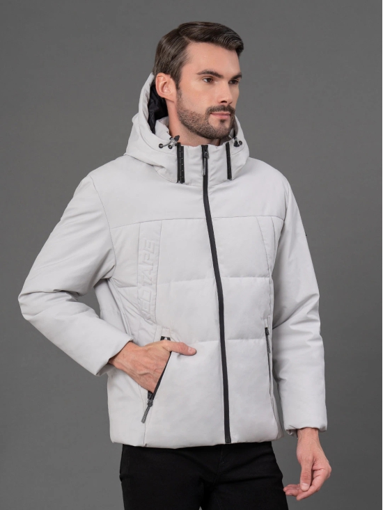 RedTape Hooded Jacket for Men | Padded & Detachable Hood | Enhanced Comfort