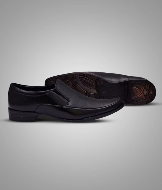 Sir Corbett Office Non-Leather Black Formal Shoes - None