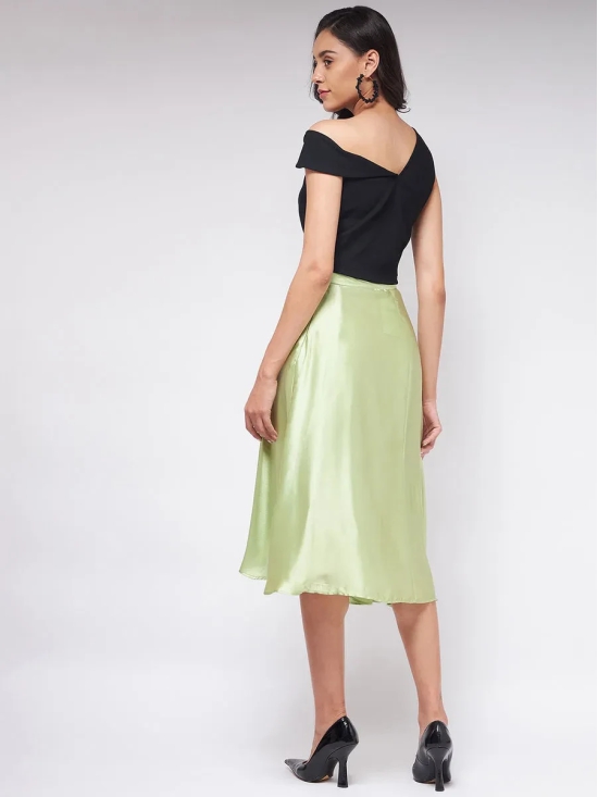 One Shoulder Crop Top With Flared Skirt XS