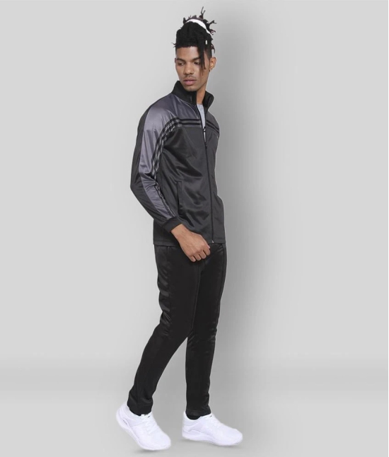 OFF LIMITS - Black Polyester Ultra Slim Fit Colorblock Mens Sports Tracksuit ( Pack of 1 ) - M