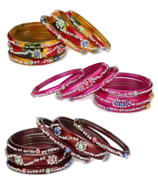 AFAST - Multicolor Bangle Set (Pack of 3) - None