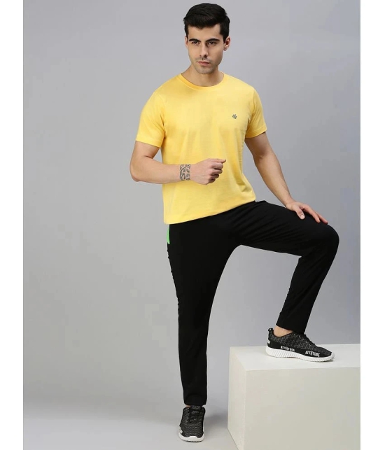 ONN - Yellow Cotton Blend Regular Fit Mens T-Shirt ( Pack of 1 ) - None