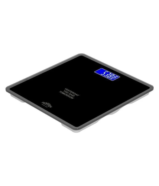 HOFFEN Hoffen Electronic Digital LCD Personal Health Body Fitness Weighing Scale  HO-18 Black