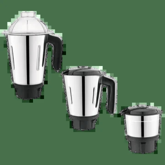 Croma 750 Watt 3 Jars Mixer Grinder (Pulse Function, Black)