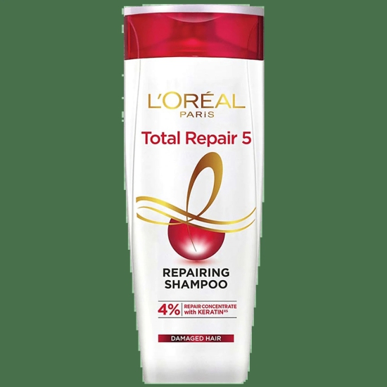 Loreal Paris Total Repair 5 Repairing Shampoo With Keratin Xs, 340 Ml