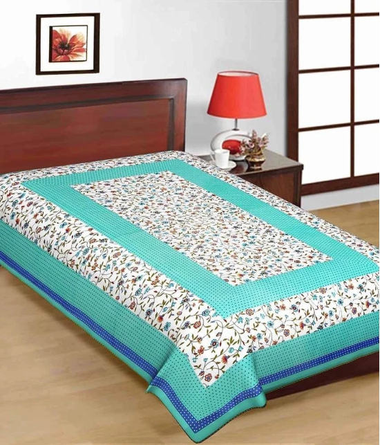 UniqChoice Rajasthani Traditional Printed 2 Single Bed Sheet Combo