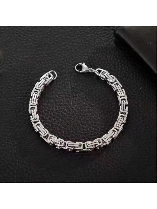 FASHION FRILL Silver Bracelet ( Pack of 1 ) - None