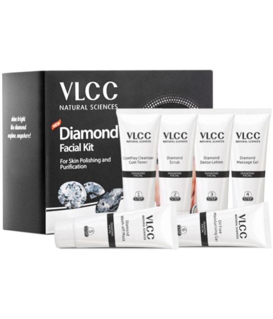 VLCC Diamond Single Facial Kit, 60 g Each ( Pack of 4 )