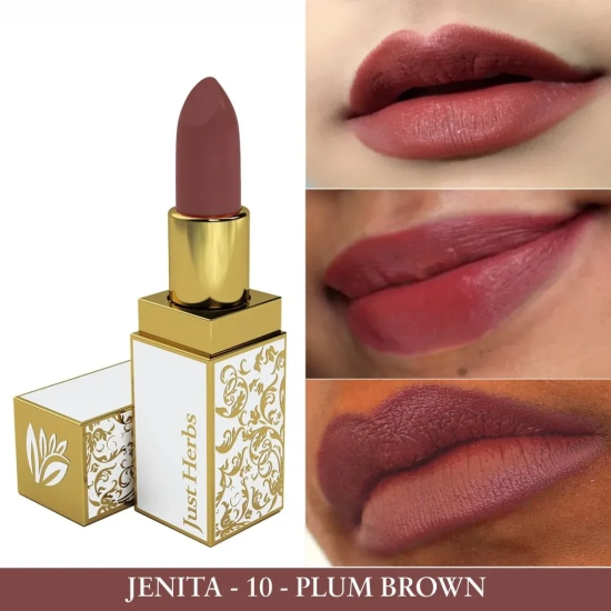 Herb Enriched Ayurvedic Lipstick Israa_13_Mocha_Brown