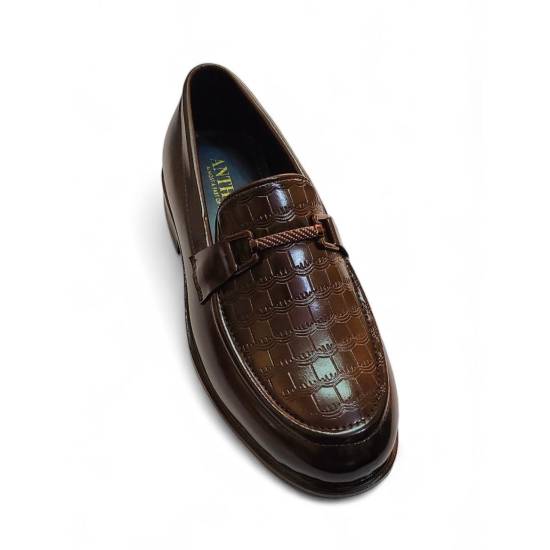 Styled Feet Brown slip-on loafers-9