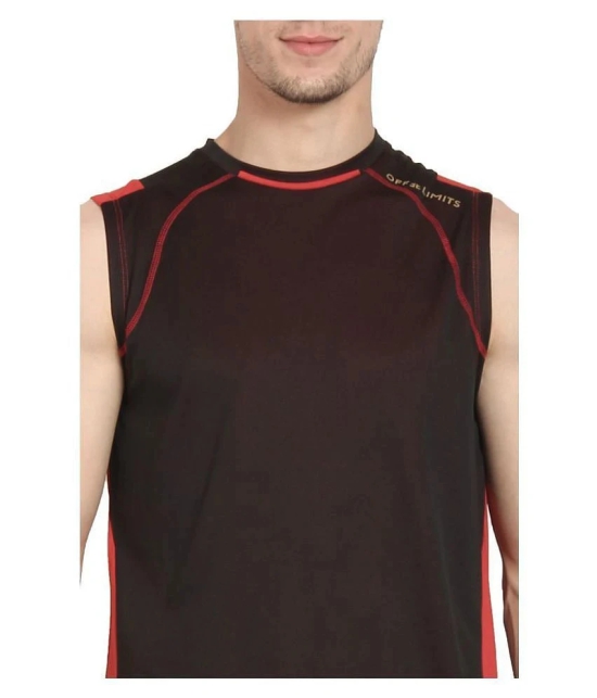 OFF LIMITS - Brown Polyester Regular Fit Mens Tanks ( Pack of 1 ) - 2XL