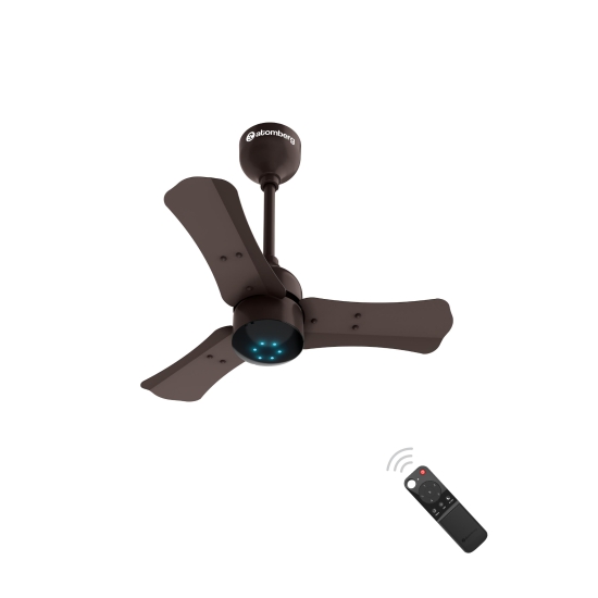 Atomberg Renesa+ 600mm BLDC motor Energy Saving Ceiling Fan with Remote Control | Earth Brown