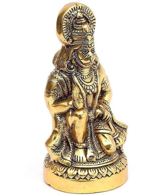 TISYAA - Brass Lord Hanuman Idol ( 14 cm )