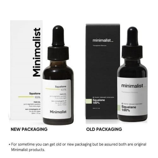 Minimalist Squalane 100% (Plant Derived) Super-Lightweight Face Oil