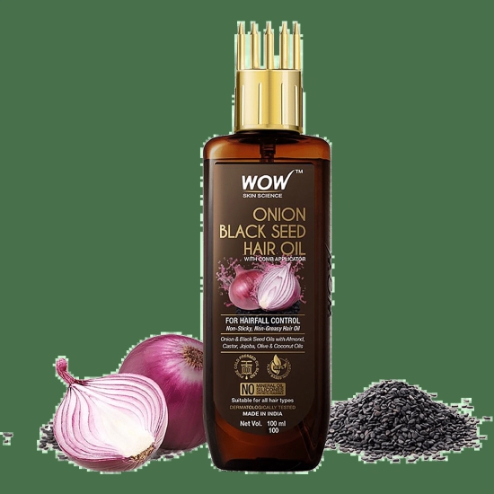 Wow Onion Black Seed Hair Oil, 100 Ml