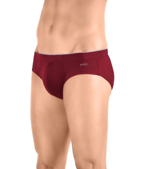 XYXX Modal Mens Briefs ( Maroon ) - XL