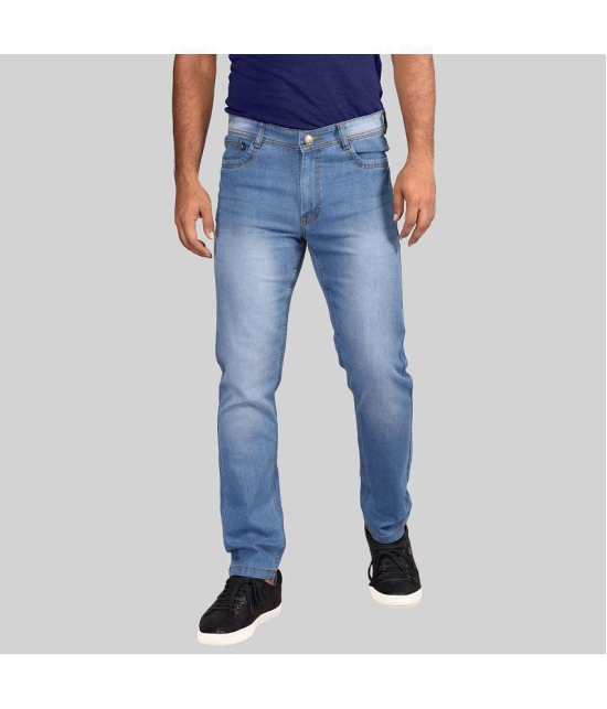 Aflash - Light Blue Denim Slim Fit Mens Jeans ( Pack of 1 ) - None