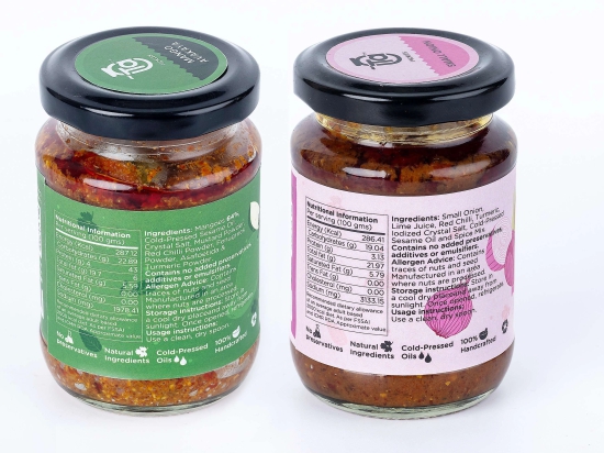 Ta Pickles | Mango Avakaya & Small Onion Pickle | 150g [Pack of 2] Combo Made with Cold Pressed Oil | Homemade | Traditional Indian Taste | Natural |