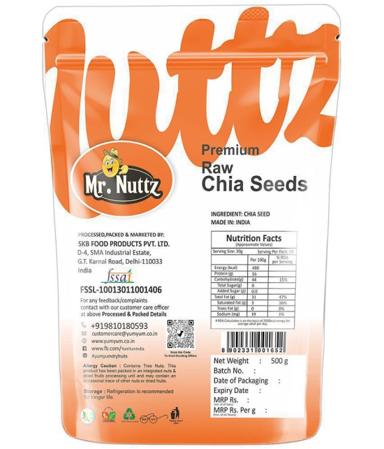 Mr.Nuttz Chia Seeds ( Pack of 1 )