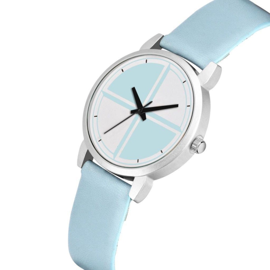 Loretta MT-360 Blue Leather Belt Slim dial Women & Girls Watch