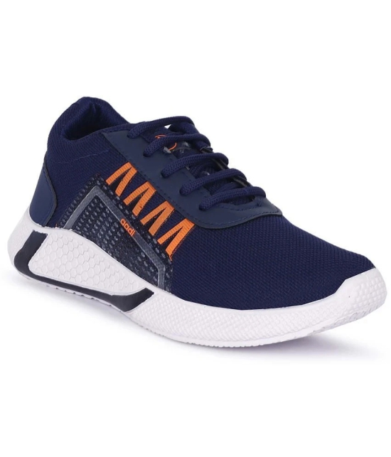 Port Mens Blue Running Shoes - None