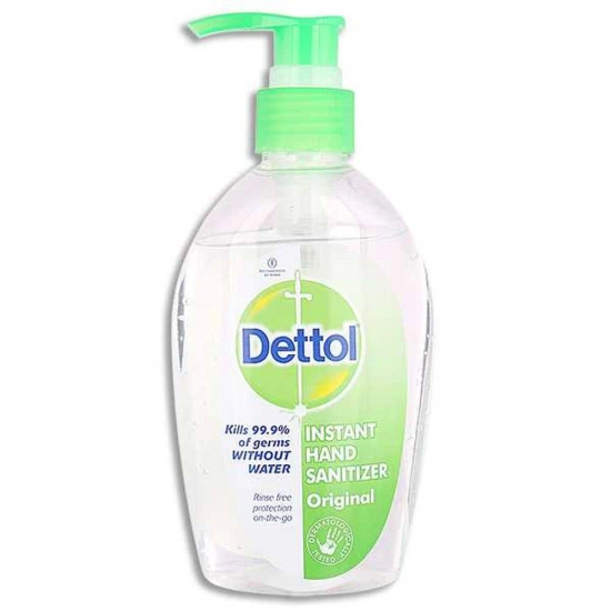 Dettol Original Instant Hand Sanitizer 200 ml, Bottle