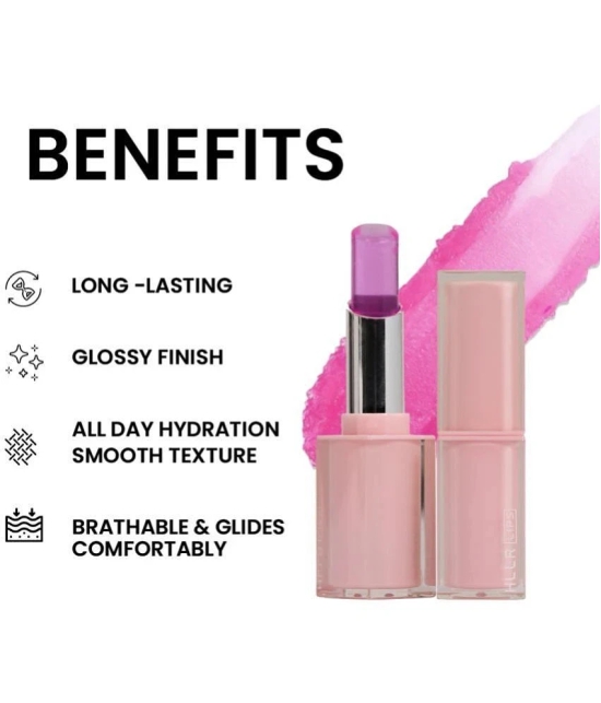 Seven Seas Long Lasting | Smooth Texture | Glass Finish | Rouge Gel Lipstick (Pink 2.8g)