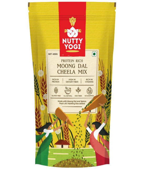 Nutty Yogi Moong Daal Cheela Mix 400 gm