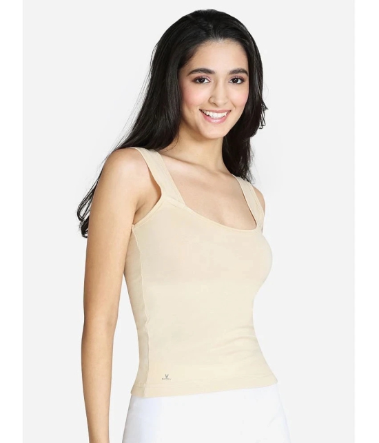 VStar Cotton Camisoles - Beige Single - None