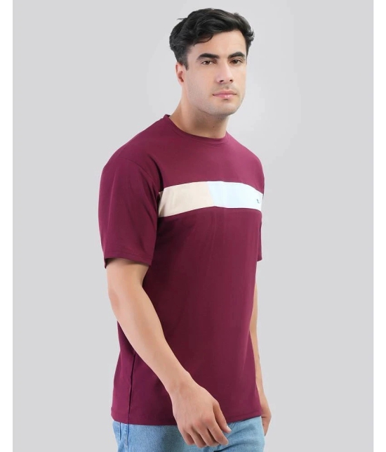 Forbro Maroon Cotton Regular Fit Mens Sports T-Shirt ( Pack of 1 ) - None